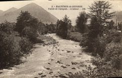 VINTAGE POSTCARD Bagneres de Bigorre Valle de Campan L Adour