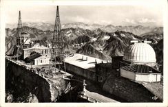 VINTAGE POSTCARD Bagneres de Bigorre the Peak of the South Bigorre L Observatory