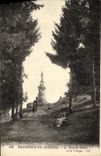 VINTAGE POSTCARD Bagneres de Bigorre the Wood of Vedat and the Virgin