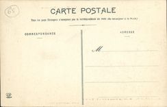 VINTAGE POSTCARD Cauterets Road of Pierefitte the snail