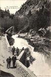 VINTAGE POSTCARD Cauterets Cascades of Mautourat