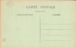 VINTAGE POSTCARD Cauterets Road of Seen from of the Bridge of Meyaba Peguere