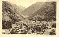 VINTAGE POSTCARD Cauterets Panorama taken of the Green Nipple