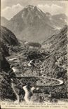 VINTAGE POSTCARD Cauterets Road and Chemin of Pierrefitte have Cauterets