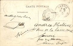 VINTAGE POSTCARD Cauterets Route Bridge D Spain Cascades of Cerisey