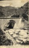 VINTAGE POSTCARD Cauterets the Bridge of Ratillere and Cabaliros