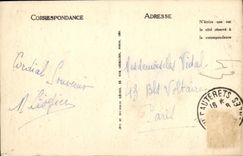 VINTAGE POSTCARD Cauterets Route of Cauterets to the Bridge D Spain Cascades of Cerisey