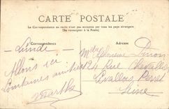 VINTAGE POSTCARD Cauterets Route of the Bridge D Spain Cascades of Lutour