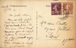 VINTAGE POSTCARD Cauterets Hotel trade of the Lake D Estom