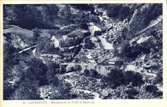 VINTAGE POSTCARD Cauterets Mauhourat and Petit St Saver