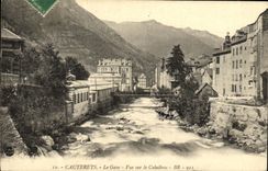 VINTAGE POSTCARD Cauterets Gave Seen On Cabaliros