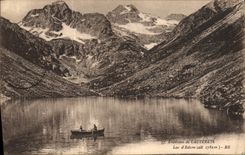 VINTAGE POSTCARD Surroundings of Cauterets Lake D Estom