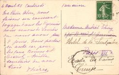 VINTAGE POSTCARD Surroundings of Cauterets Lake D Estom