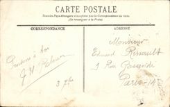 VINTAGE POSTCARD Surroundings of Cauterets Way of Vignemale the Cascade and Vignemale