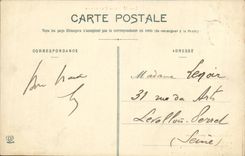 VINTAGE POSTCARD Cauterets Seen from of Old Fauze Entered of the Valley of Cambusque