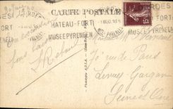 VINTAGE POSTCARD Cauterets Valley of Lufour Gave