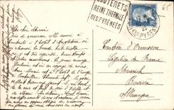 Alrededores de la POSTAL de la VENDIMIA del valle de Cauterets de Marcadau