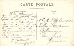 VINTAGE POSTCARD Cauterets Vallee of Latour Cascades close to the Lake D Estom