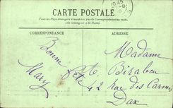 VINTAGE POSTCARD Environs of Cauterets Cascades of Cerisey