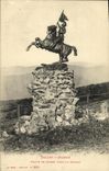 CPA Ballon d Alsace Statue De Jeanne D Arc Au Sommet