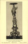 CPA Carved wood gilt stand wuth human figure France Early louis XIV th peroid Paris Ecole Beaux Arts