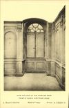 CPA Louis XIV Louis XV Oak Panelled Room Datials of window with bilinds closed