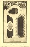 CPA Small City Garden Louis XV period Plan by Dezallier d Argenville