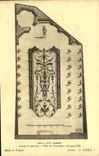 CPA Small City Garden Louis XV period Plan by Dezallier d Argenville