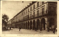 VINTAGE POSTCARD Mulhouse Which occurred of the Foch Marshal Arcades