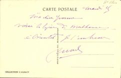 VINTAGE POSTCARD Mulhouse College of Young girls