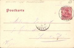 VINTAGE POSTCARD Mulhouse Church co  Genevieve