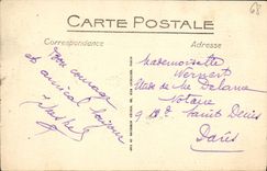 VINTAGE POSTCARD Mulhouse L Post office building