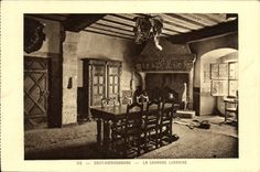 VINTAGE POSTCARD High Kœnigsbourg the Lorraine Room