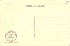 VINTAGE POSTCARD High Kœnigsbourg Court Pincipale Reconstitution D a House D Ammerschwihr