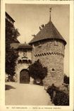 VINTAGE POSTCARD High Kœnigsbourg Carries First Enclosure