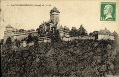 VINTAGE POSTCARD High Kœnigsbourg