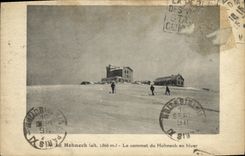CPA Le Hohneck Le sommet du Hohneck en hiver