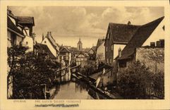 La POSTAL Colmar de la VENDIMIA muere la lavanderia automatica de Lauch