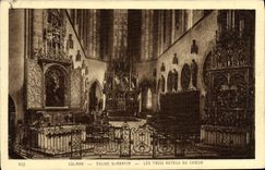 Iglesia San Martin de Colmar de la POSTAL de la VENDIMIA tres puentes del horno de Cheur