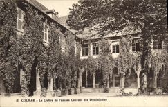 POSTAL Colmar de la VENDIMIA el claustro del convento los dominicanos