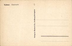 POSTAL Obstmarkt Colmar de la VENDIMIA