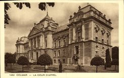 POSTAL Colmar de la VENDIMIA la llamada de la corte D