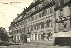 Ayuntamiento de Colmar de la POSTAL de la VENDIMIA Richard