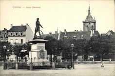 POSTAL Colmar Rapp Denkmal de la VENDIMIA