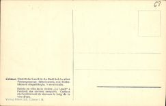 POSTAL Colmar de la VENDIMIA el centro de la ciudad viejo de la entrada del rio