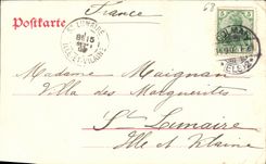 POSTAL Kirchftrabe Colmar de la VENDIMIA