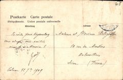 Prefectura de Colmar de la POSTAL de la VENDIMIA