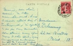 Estatuas de Estrasburgo de la POSTAL de la VENDIMIA de los tres emperadores del ataque frontal de L edificio de la oficina de correos