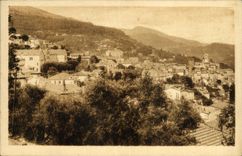 Vista grasa de la POSTAL de la VENDIMIA en Magagnosc