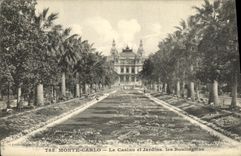 CPA Monte Carlo Le Casino et Jardins les Boulingrins